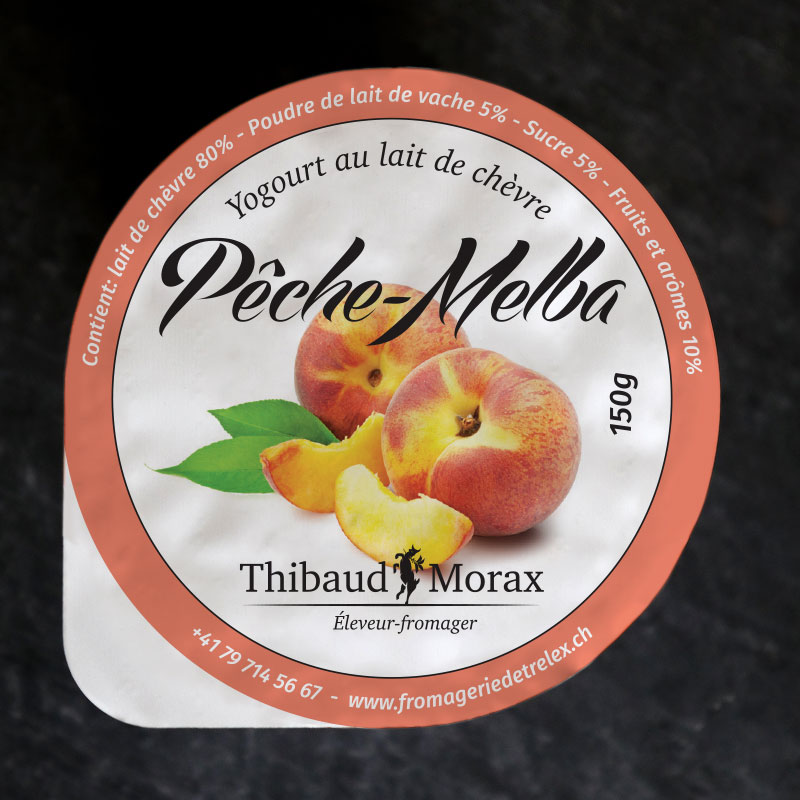 Chèvre – Pêche Melba