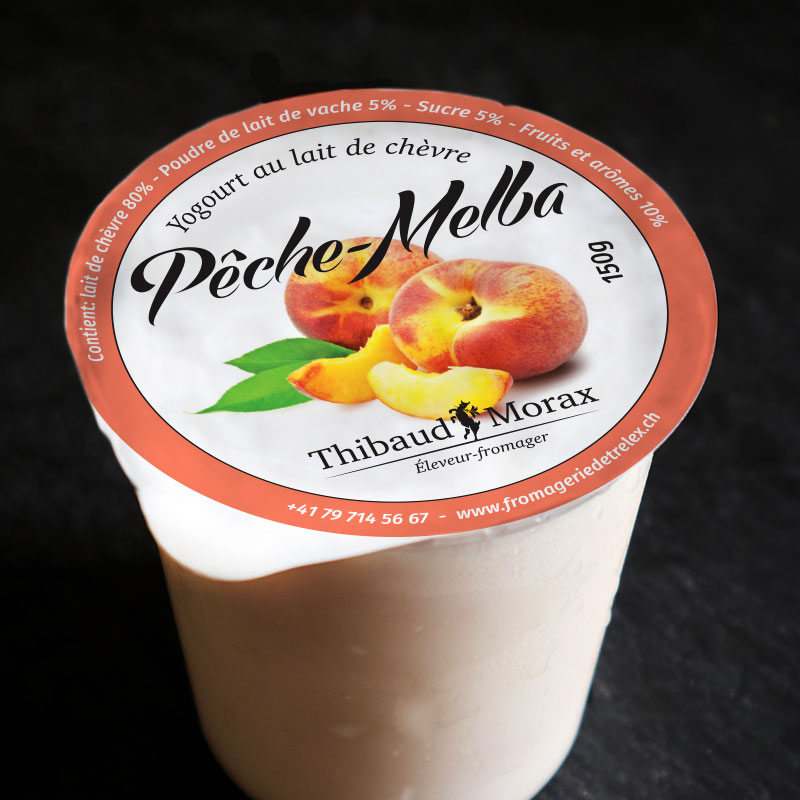 Chèvre – Pêche Melba